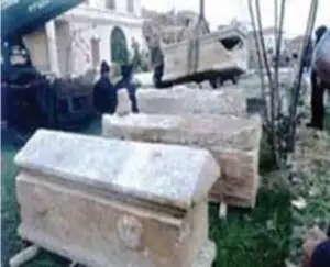 Sarcophagi in the Sharhabil region