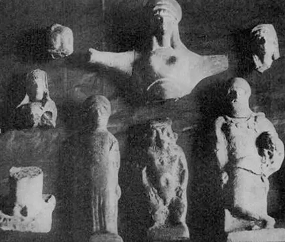 Various statues